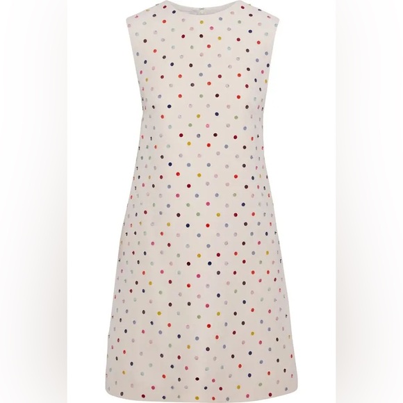 Valentino Sequins Sleeveless Dress Sz 4 - Picture 3 of 6